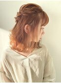 【FOLK】簡単♪でも可愛くなれる！ねじりハーフアップ♪