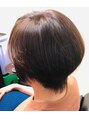 ヘア アパース(hair a paz)&nbsp;毛量が多く丸みの出にくいスタイルですが襟足を短く丸み出します