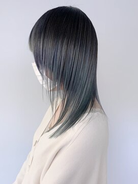 アイティー バイ アルバム 中野店(IT by ALBUM) モードグラデーション_くびれヘアビタミンカラー_ba336004