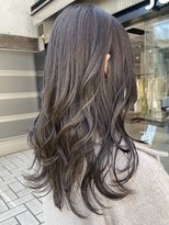 アクアオモテサンドウ(ACQUA omotesando)&nbsp;△ブリーチなしオリーブグレージュ韓国風レイヤーカット