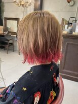プライベートサロン キッテ(private salon kitte.)&nbsp;毛先レッドボブ