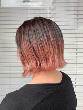 センカンドハウス(hair studio 2nd House) グラデーション、ピンク