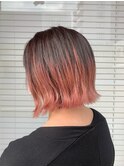 グラデーション、ピンク