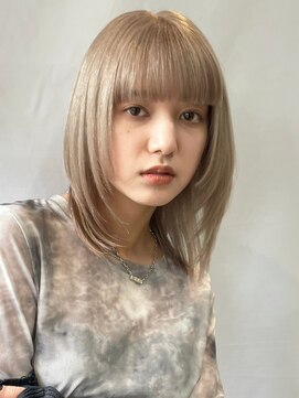 サンクプロジェクト(cinq PROJECT) ミルクティーベージュダブルカラーケアブリーチハイライト