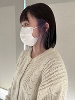 コト 福井大和田店(coto)&nbsp;福井　大和田　インナーカラー　ペールラベンダー　10代　20代