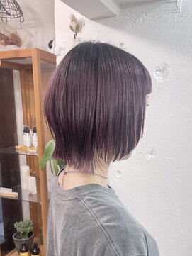 リッカ(RICCA) 【ダブルカラー】ピンクラベンダー×ウルフボブ♪