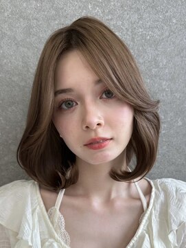 ロンド レア 天神大名店(Lond Le’a) ミルクティーベージュダブルカラーインナーカラーケアブリーチ