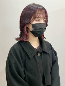 サクラ オモテサンドウ(SAKURA) インナーカラー/ピンク×ラベンダーピンク