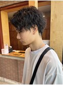 men's perm style