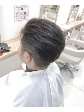 ルクールヘアアンドビューティー 燕三条店 アッシュブラック×フレンチカジュアル｜オリーブアッシュ◎