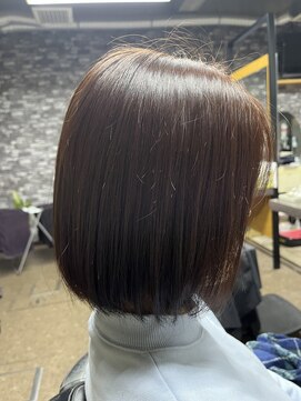 美容室 ラヴィエ ショート×髪質改善