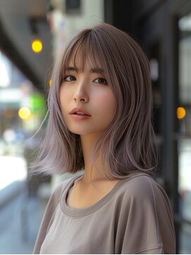 ヘアーリゾート ライフ(Hair Resort LIFE) ラベンダーアッシュミディアム【池袋/ヘッドスパ/髪質改善】