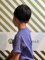 バーバーバー アカバネ(BARBER-BAR AKABANE)&nbsp;バーバーが手がけるキッズカット 毛流れ七三ヘア#3