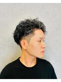 20代30代/ツイストパーマ束感/トラッド/オシャレ感/メンズ