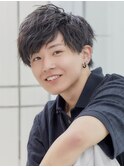 束感スパイラルツーブロックマッシュ