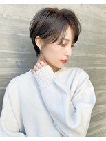 ロンドプロフィール 浦和(Lond profil) 大人可愛い20代30代40代黒髪前下がりショートボブ丸みショート◎