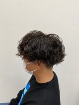 メンズアヴァンス イオンモール和歌山店(MENS AVANCE.) スパイラルパーマ×刈り上げマッシュ×アッシュ