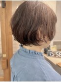 丸みショートボブ