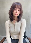 Aimee町田　ラベンダーブラウン×レイヤーカット