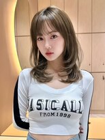 グロー オオミヤ アネックス 大宮(GLROW OMIYA ANNEX) メルティカラー×レイヤーカット髪質改善顔周りブリーチなし大宮