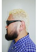 メンズカットアップバングスパイキーショート