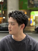 ヒロギンザ 難波店(HIRO GINZA)&nbsp;スパイキーショート×パーマ