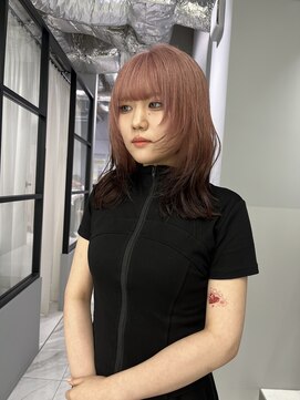 ヴァイス 新宿店(VAICE) ピンクベージュ×レイヤーデザインカラー