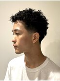 仏陀パーマ/テーパーフェード／スパイキー