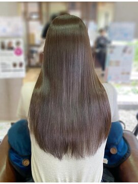 ハピネス クローバー 学園前店(Happiness CLOVER) レイヤーロング 透明感カラー 艶髪