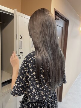 ムード(mood) イルミナ/ブリーチなしダブルカラー/カーキグレージュ