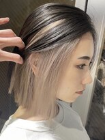 アルカナ 明治神宮前原宿(ARCANA) ホワイトベージュ ケアブリーチ インナーカラー ハイライト