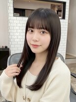 ミュージアム(MUSEUM) ローレイヤー+暗めグレージュ レイヤーカット 神戸 三宮 三ノ宮