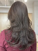 バベル アット フルリール 甲子園口(BABEL at fleurir)&nbsp;バタフライレイヤー/ハッシュカット/ヘーゼルベージュ