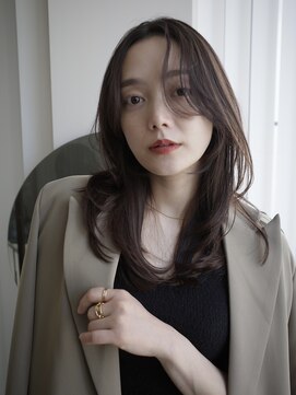 ヌヌ 渋谷 原宿 明治神宮前(nunu) レイヤーカットウルフカットボブグレージュオリーブべージュ