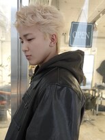 ノラ シブヤ(NORA) スパイキーショートミルクティーブロンドアクティブショート