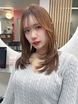 ヘルツ(Hz)&nbsp;【Hz】伊藤　レイヤーカット＊ハニーベージュ