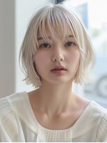 ナック 茶屋町(knack chayamachi)&nbsp;透け感ハイトーンボブ