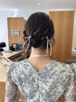 ルーイ(LOUIE)&nbsp;... medium hair の ゆるっとツインarrange ...