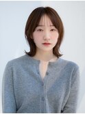 前髪あり大人外はねくびれボブ 30代40代50代【AIN.表参道】川原