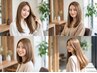 オージュアトリートメント＋ヘーゼルベージュカラー＋そろえるだけカット