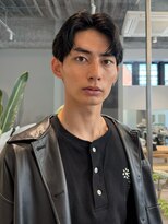 トリッカ シブヤ(TRICCA SHIBUYA)&nbsp;メンズカットパーマフェザーニュアンス毛流れセンターパート渋谷