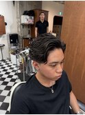 波巻きツイストスパイラルリバースセンターパートニュアンスパR