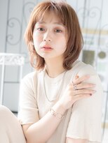 メルア バイ エイト つくば研究学園(Meluah by 8)&nbsp;研究学園/髪質改善/コーラルピンク!ハッシュレイヤーボブウルフd