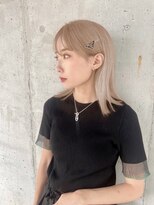 ソジ(soji)&nbsp;切りっぱなしミディアム【ホワイトブリーチ】