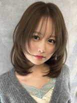 ジゼル(GiseL)&nbsp;顔まわりレイヤー　ブラウンベージュ