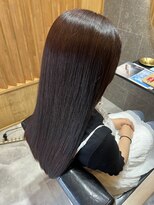 トゥーリ 長崎浜口店(tuuli) 髪質改善カラー+カット ラベンダーブラウン