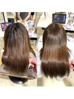 アンジュベイナハ (Ange Bay NAHA) ロング×縮毛矯正