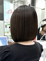 アッシュ 横浜西口店(Ash)&nbsp;ぱっつんボブ×乾かすだけで内巻きに×横浜