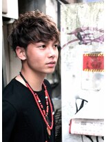 シャルル(charles)&nbsp;お洒落感MAX！くせ毛生かしの束感マッシュヘア♪