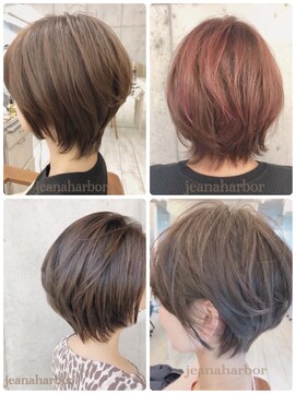 ジーナハーバー(JEANA HARBOR) 選べる大人かわいいショートボブスタイル☆